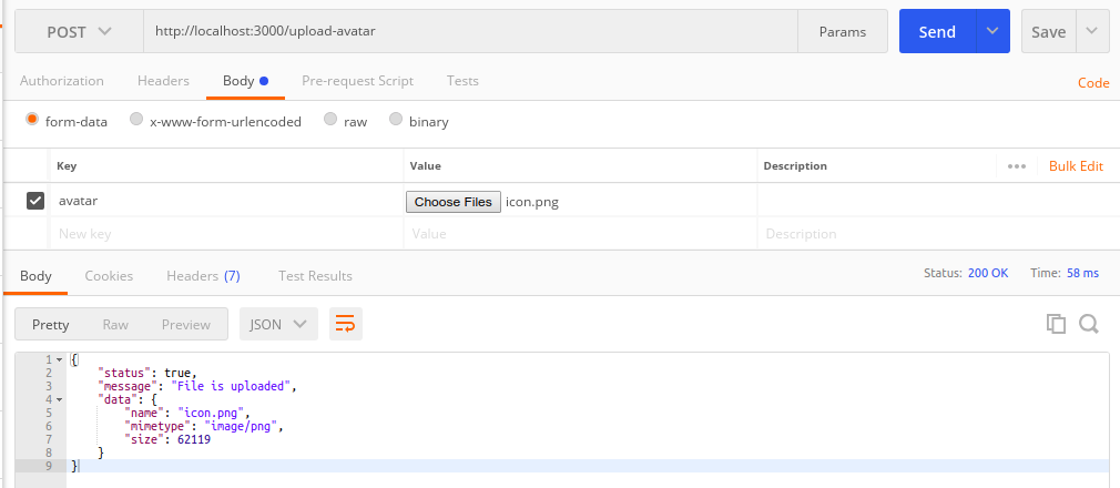 Upload Single File